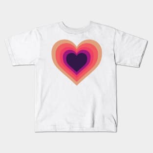 Pink Heart Kids T-Shirt